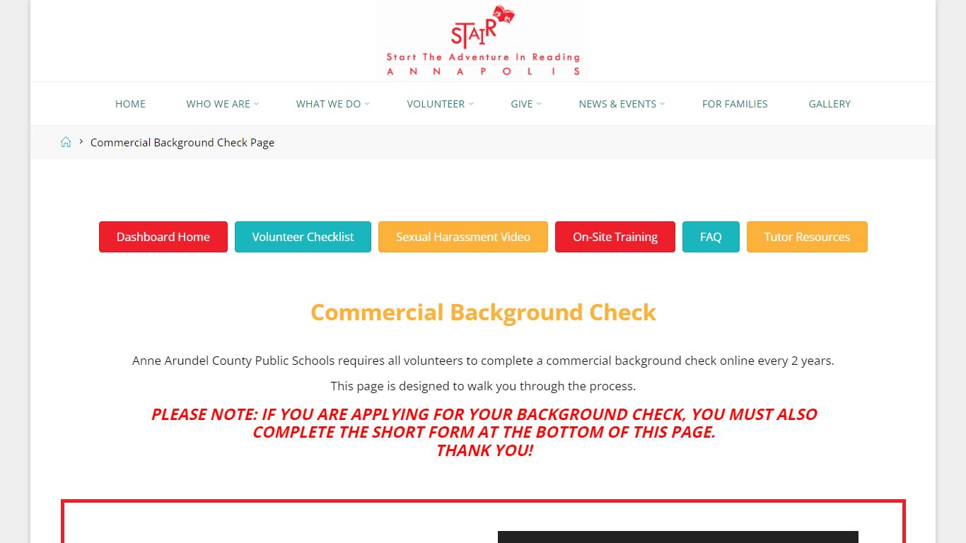 Commercial Background Check Page - STAIR)-Annapolis